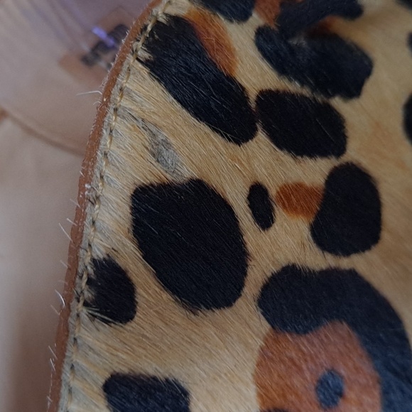 Kate Spade Leopard Print Calf Fur Roger Bootie Size 9 - Picture 6 of 6